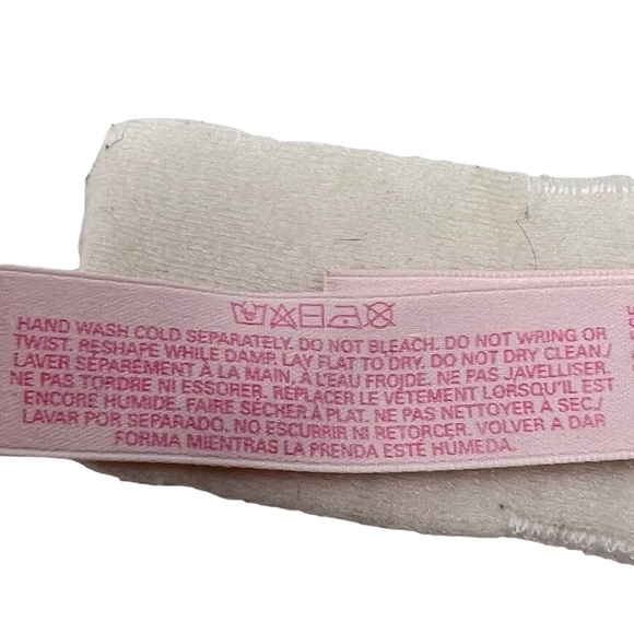 Victoria Secret Dream Angels Push Up Demi Cup Bra Size 34D Pink Lace Sexy - Picture 9 of 10